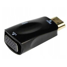 Gembird Adapteris HDMI / VGA / 3.5mm Juoda Gembird Adapteris HDMI / VGA / 3.5mm Juoda