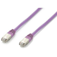 EQUIP Cat.6A Platinum S / FTP Patch Cable 1 m Purple (605650)