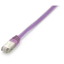 EQUIP Cat.6A Platinum S / FTP Patch Cable 1 m Purple (605650)