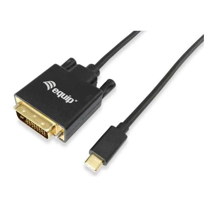 EQUIP USB-C į DVI-D 1,8 m juodas (133468)