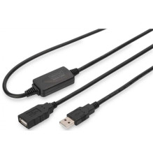DIGITUS USB aktyvus kartotuvo kabelis 10m DIGITUS USB aktyvus kartotuvo kabelis 10m