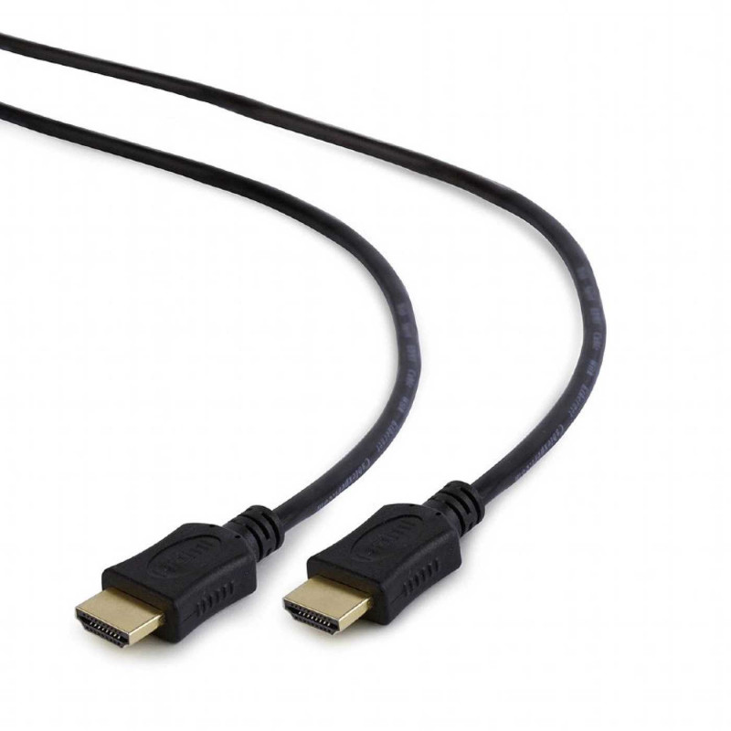 Gembird CC-HDMI4L-1M didelės spartos eterneto kabelis 1 m, juodas