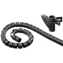 Goobay 51924 WireTube kabelis Protector 2.5m Juodas