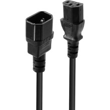 Lindy C14 to C13 Mains Extension Cable 1m Black