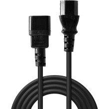 Lindy C14 to C13 Mains Extension Cable 1m Black