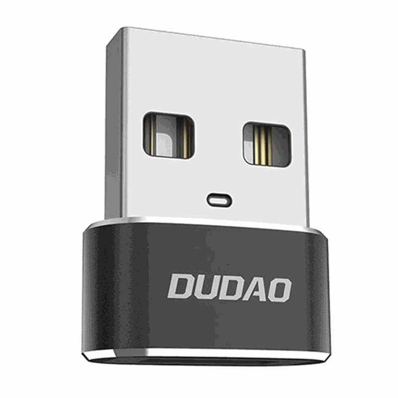 Dudao L16AC USB-C į USB, juodas