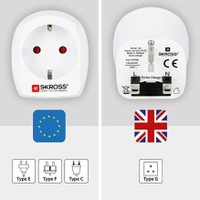Skross kelioninis adapteris iš Europos į JK Skross kelioninis adapteris iš Europos į JK