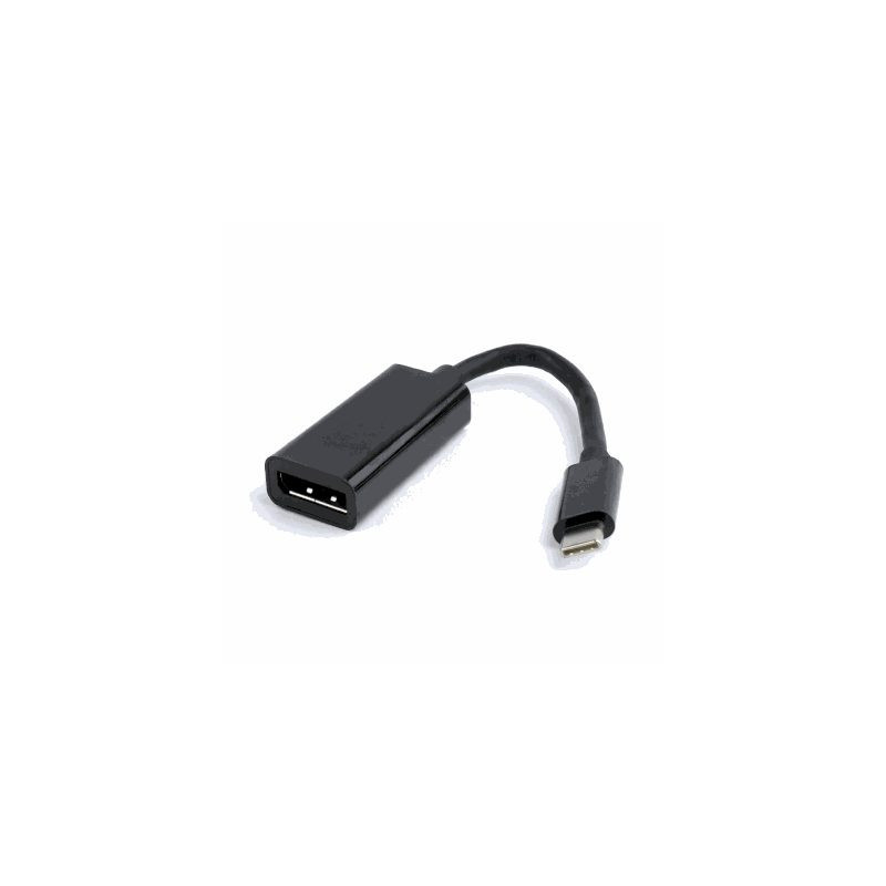 „Gembird“ USB C tipo – DisplayPort jungtis, juoda