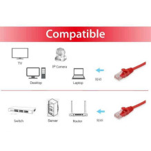 EQUIP Cat.6 U / UTP Patch Cable 3 m Red (625422) EQUIP Cat.6 U / UTP Patch Cable 3 m Red (625422)