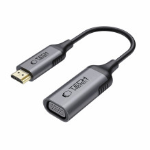 Tech-Protect Ultraboost adapteris HDMI VGA Pilka Tech-Protect Ultraboost adapteris HDMI VGA Pilka