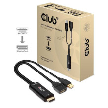 CLUB 3D CLUB3D HDMI 2.0 Į DISPLAYPORT 1.2 4K60HZ HDR M / F AKTYVI ADAPT CLUB 3D CLUB3D HDMI 2.0 Į DISPLAYPORT 1.2 4K60HZ HDR M / F AKTYVI ADAPT