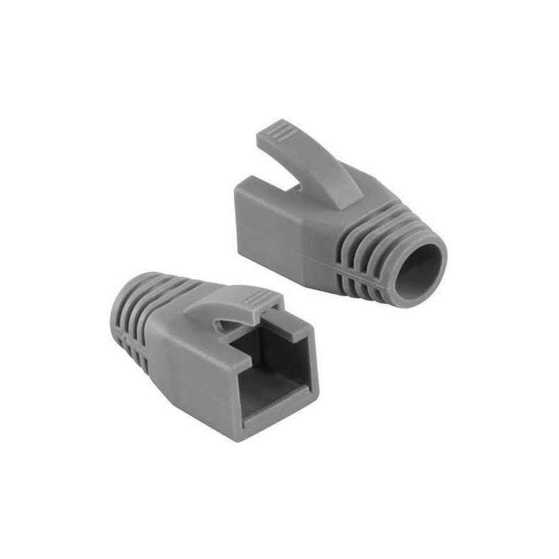 Logilink Modulinis RJ45 Kištuko kabelio įkrova 8mm Pilka 50pcs