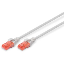 DIGITUS CAT 6 U-UTP Patch Cable 1m Grey DIGITUS CAT 6 U-UTP Patch Cable 1m Grey