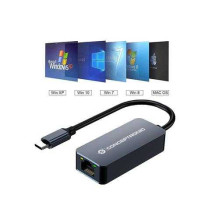 Conceptronic USB-C adapteris – RJ45 2.5Gb 0.15m Juodas Conceptronic USB-C adapteris – RJ45 2.5Gb 0.15m Juodas