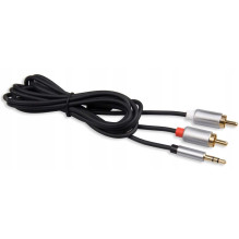 Libox Jack 3.5mm - 2xRCA 1.5m Silver (LB0092) Libox Jack 3.5mm - 2xRCA 1.5m Silver (LB0092)