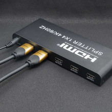 Qoltec Splitter 4 x HDMI 4K x 2K 6Gb / s 60Hz Qoltec Splitter 4 x HDMI 4K x 2K 6Gb / s 60Hz