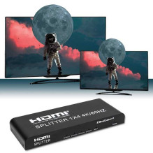 „Qoltec“ skirstytuvas 4 x HDMI 4K x 2K 6Gb/s 60Hz