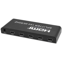 Qoltec Splitter 4 x HDMI 4K x 2K 6Gb / s 60Hz Qoltec Splitter 4 x HDMI 4K x 2K 6Gb / s 60Hz