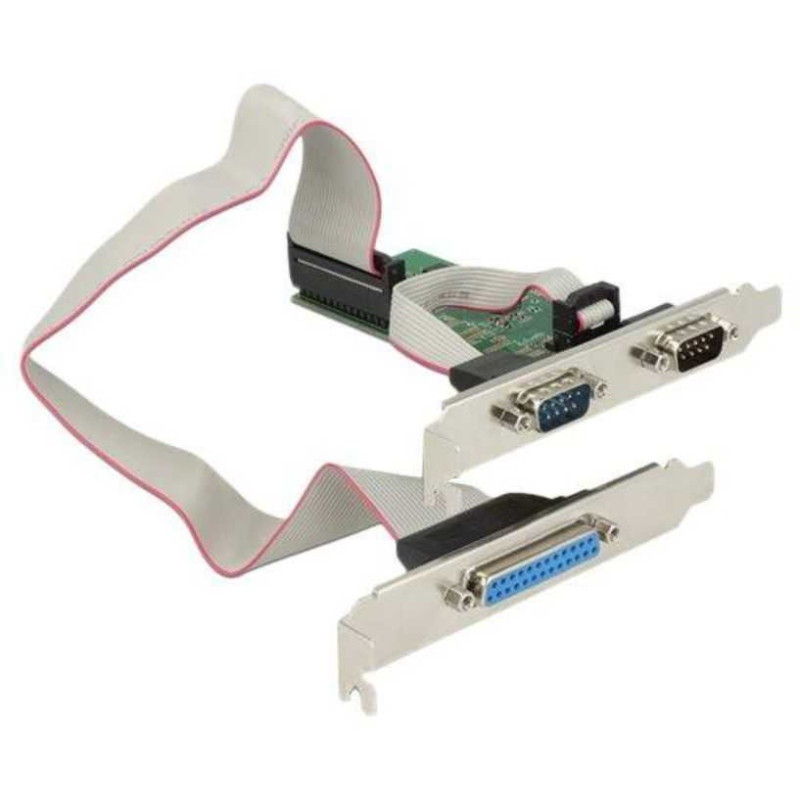 DELOCK adapteris 2x RS-232 DB9 1x LPT DB25
