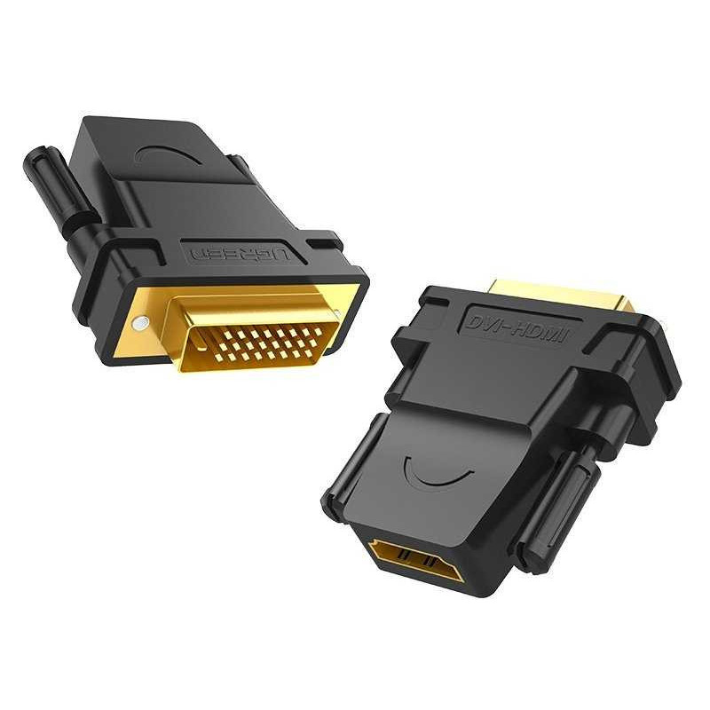 Ugreen adapteris DVI į HDMI „Full HD“ juodas