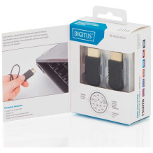 DIGITUS HDMI Didelės spartos ryšio kabelis su Ethernet HighFlex 2 m