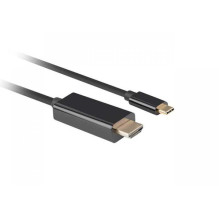 Lanberg CA-CMHD-10CU-0030-BK USB-C į HDMI 3m Juoda