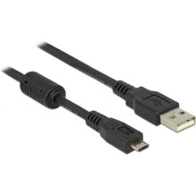 DELOCK USB-A - microUSB 1m (82299) Juodas DELOCK USB-A - microUSB 1m (82299) Juodas