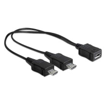 DELOCK USB laidas (65440) juodas