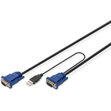 DIGITUS KVM Cable USB for KVM Consoles 5 m
