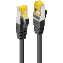Lindy 47306 Network Cable Cat.7 S / FTP LSZH 0.5m Black Lindy 47306 Network Cable Cat.7 S / FTP LSZH 0.5m Black
