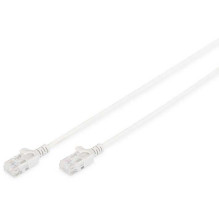 DIGITUS CAT 6 U / UTP plonas jungiamasis laidas, 2 m, pilkas