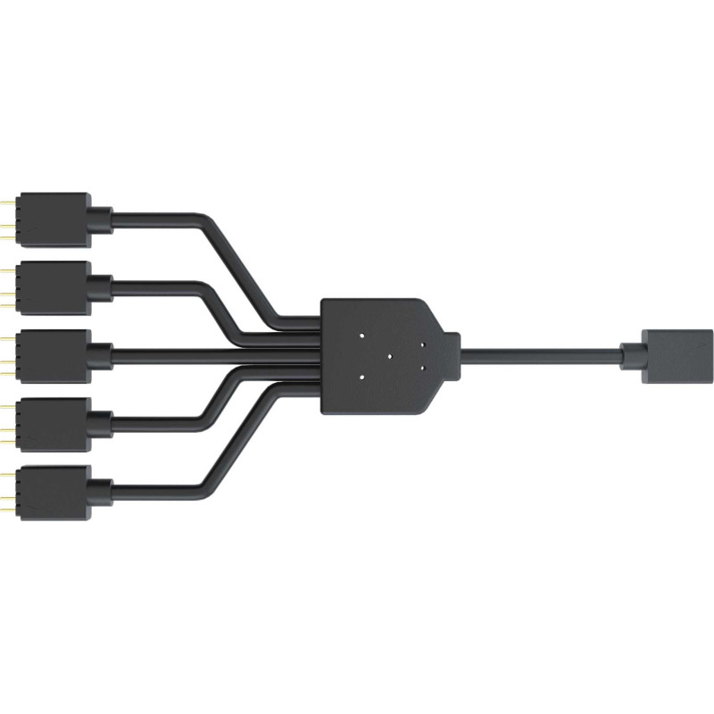 Cooler Master MFX-AWHN-1NNN5-R1 Adresuojamas RGB 1-to-5 Skirstytuvo kabelis