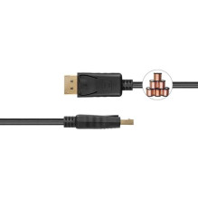 UNITEK CABLE DISPALYPORT M / M 1,5m, Y-C607BK UNITEK CABLE DISPALYPORT M / M 1,5m, Y-C607BK