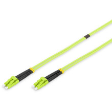 DIGITUS LC / LC Fiber Optic Multimode Patch Cord OM5 1 m Green