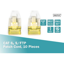 DIGITUS Cat6a S / FTP (S-STP) 2m Gray DK-1644-A-020-10 DIGITUS Cat6a S / FTP (S-STP) 2m Gray DK-1644-A-020-10