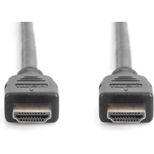 DIGITUS HDMI Kabelis su eternetu 1m DIGITUS HDMI Kabelis su eternetu 1m