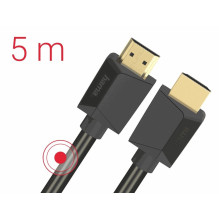 Hama HAMA20B4K5 HDMI kabelis 4K 5m Juodas Hama HAMA20B4K5 HDMI kabelis 4K 5m Juodas
