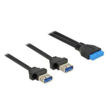 DELOCK 85244 USB-A / 19-Pin...