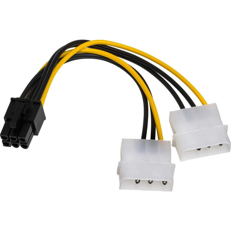 Akyga AKYGA ADAPTERIS 2X MOLEX / PCI-EXPRESS 6-PIN AK-CA-13