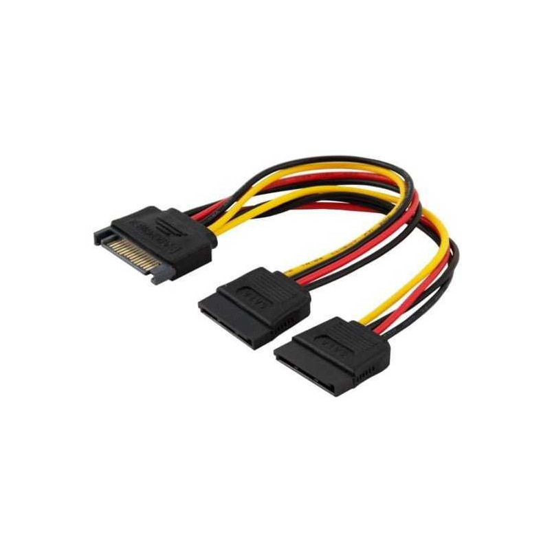 Savio SAVIO MAITINIMO KABELIS SATA M - 2XSATA F AK-17