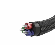 Ugreen 10594 AV118 AUX kabelis 3,5 mm 2 m, juodas Ugreen 10594 AV118 AUX kabelis 3,5 mm 2 m, juodas