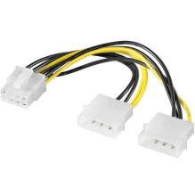 Akyga AKYGA ADAPTER PCI-E 8-PIN F / 2X MOLEX M AK-CA-29 Akyga AKYGA ADAPTER PCI-E 8-PIN F / 2X MOLEX M AK-CA-29