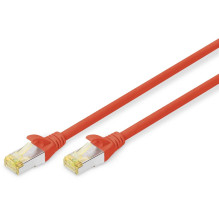 DIGITUS CAT 6A S / FTP Patch Cord LSZH 0.5 m Red