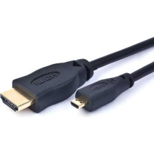 Gembird LAIDAS HDMI-MICRO HDMI 4.5M / V.2.0 JUODAS CC-HDMID-15 GEMBIRD