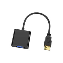 Conceptronic Adapter HDMI VGA FHD 60Hz 0.25m Black