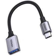 Ugreen US378 Adapteris USB-C 3.0–OTG, pilkas