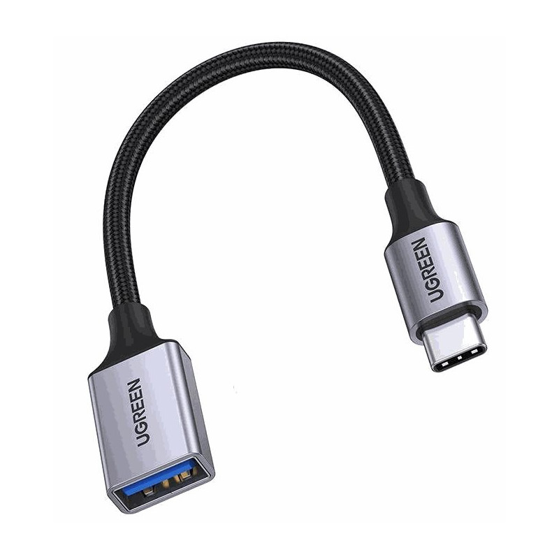 Ugreen US378 Adapteris USB-C 3.0–OTG, pilkas