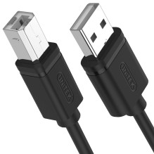 UNITEK Cable USB 2.0 AM-BM, 1m, Y-C430GBK
