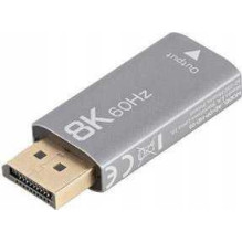 Lanberg adapteris „DisplayPort“ (M) - HDMI (F) pilkas