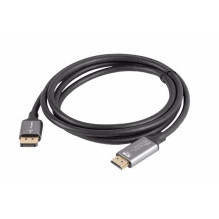 Lanberg Cable Displayport (M) - HDMI (M) 1.8m Grey Lanberg Cable Displayport (M) - HDMI (M) 1.8m Grey